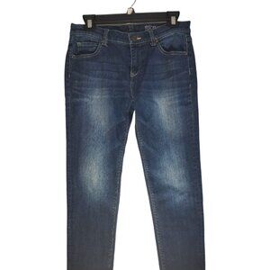 NY&C Jeans Size 2 Low Rise Skinny Ankle Distressed Emo Festival Hipster